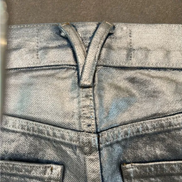 Veronica Beard NEW Daniela highrise ankle Silverwood Straight Leg Jeans Size 27