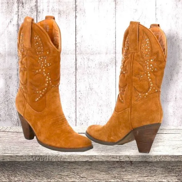 Very Volattile Jess Cowboy Boots