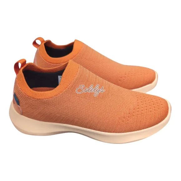 Vessi Everyday Move Slip-On Sunstone Orange Waterproof Knit Sneaker Womens 8