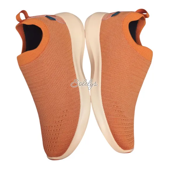 Vessi Everyday Move Slip-On Sunstone Orange Waterproof Knit Sneaker Womens 8