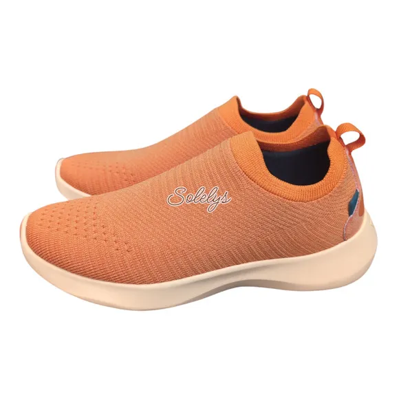 Vessi Everyday Move Slip-On Sunstone Orange Waterproof Knit Sneaker Womens 8