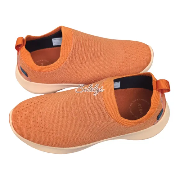 Vessi Everyday Move Slip-On Sunstone Orange Waterproof Knit Sneaker Womens 8