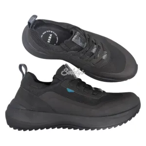 Vessi Stormburst Mens 10 Black Low Top Waterproof Dyma-Tex Knit Sneaker Boot