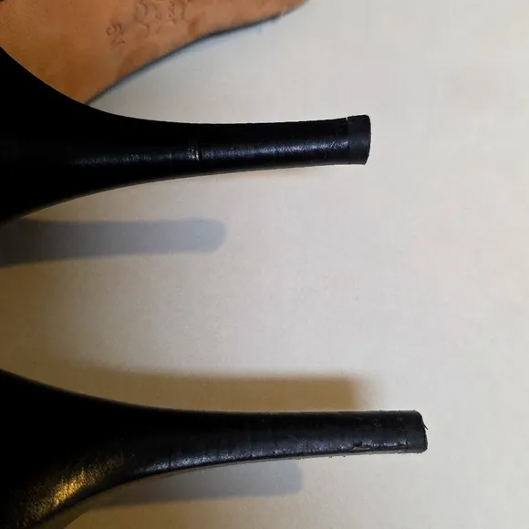 Via Spiga Black Heeled Boots Classic Knee-High