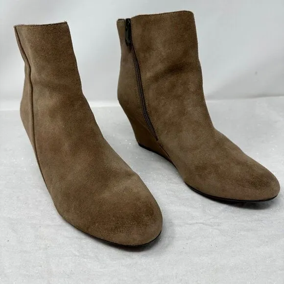 Vince Camuto Melisi Wedge Booties- Size 10
