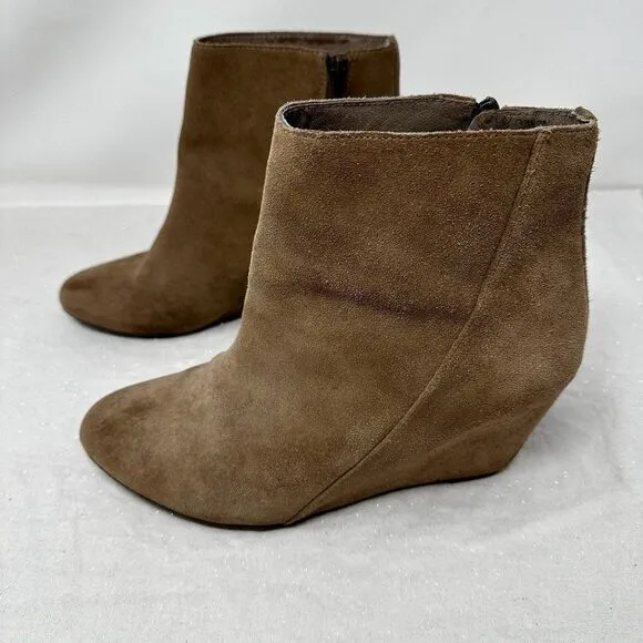 Vince Camuto Melisi Wedge Booties- Size 10