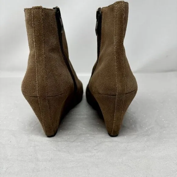 Vince Camuto Melisi Wedge Booties- Size 10