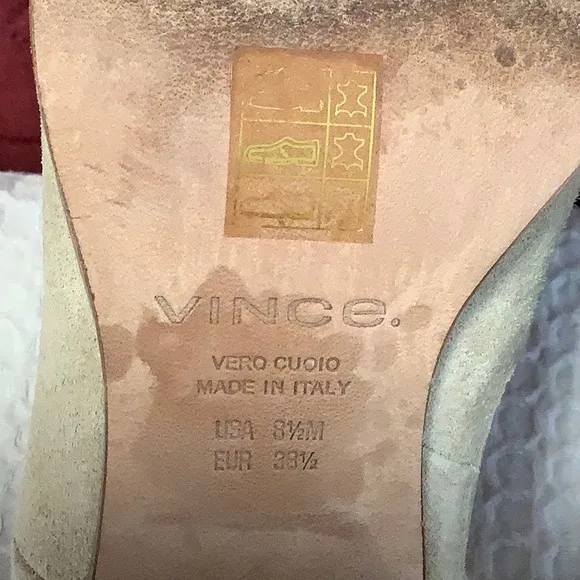 VINCE. Suede booties,size 8.5