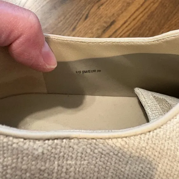 Vince Women's Beige Canvas Platform Sneakers
