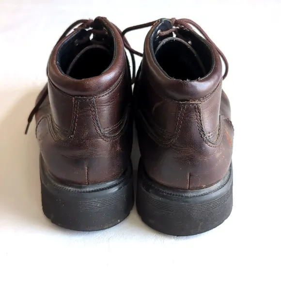 Vintage 90’s Dr Martens 9286 Brown Leather Eyelet Boots Size 10 Made in England