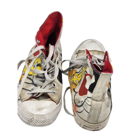 Vintage Converse Chuck Taylor Shoes Looney Tunes Sneakers Mens 7 Womens 9 Tweety