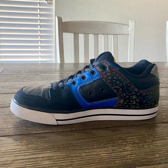 Vintage DC Men’s Pure Travis (PT) Pastrana Shoes Sz 10 Blue Black Squirrel RARE