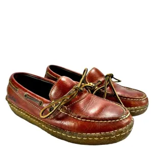 Vintage Early 2000s Leather Cabela's Crepe Slip On Shoes 8M