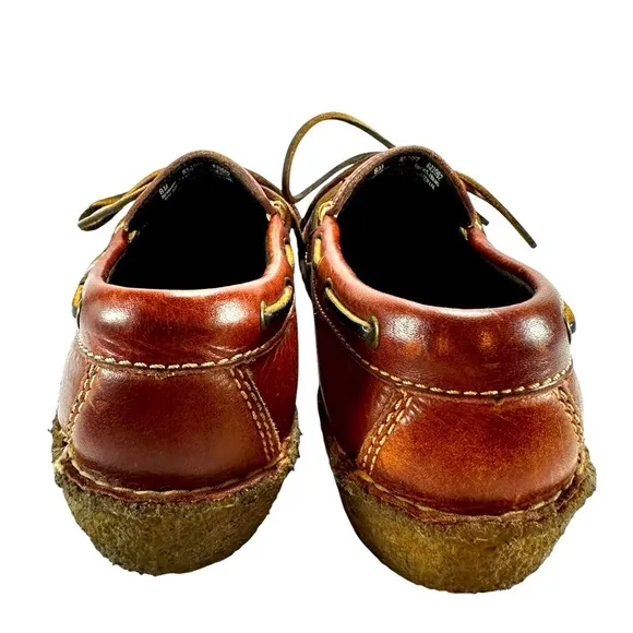 Vintage Early 2000s Leather Cabela's Crepe Slip On Shoes 8M