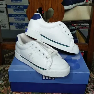 Vintage Kids  White Leather Keds