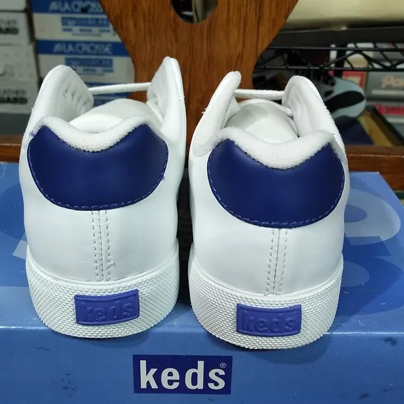 Vintage Kids  White Leather Keds