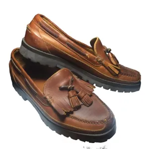 🔥Vintage🐎Polo RL tassel mock toe slip on shoes
