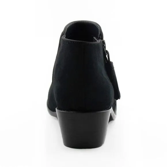 VIONIC Joy Serena Black Ankle Boots