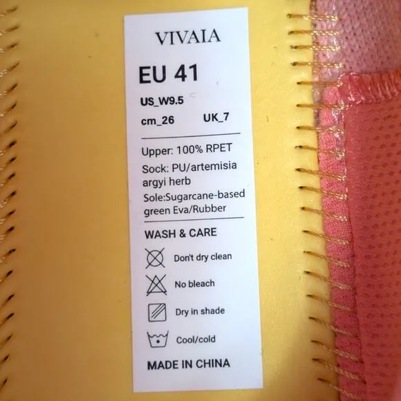 Vivaia Urban Mesh Sliders Candy Pink Hands Free Sneaker Womens EU 41 US 9.5