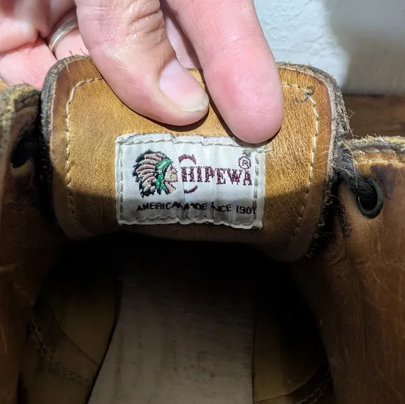VTG Chippewa Leather Chukka Boots,  Made In USA 10.5D
