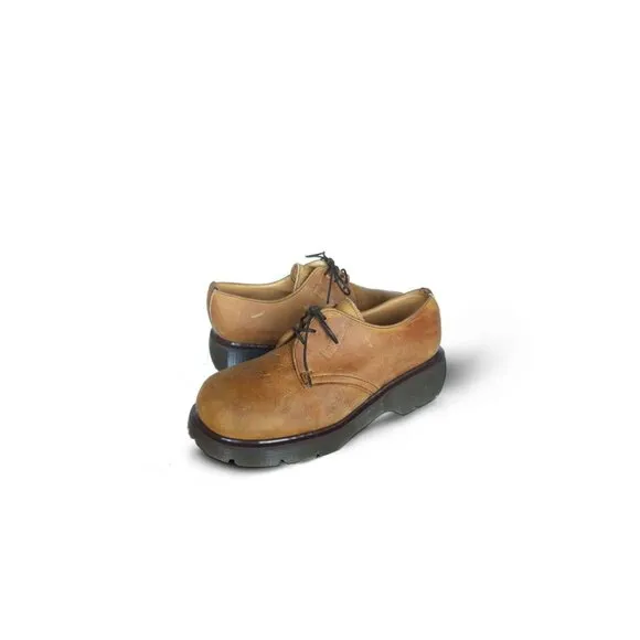 VTG DR. MARTENS Platform Oxfords  Y2K 90's  | Made in England Size 6 UK