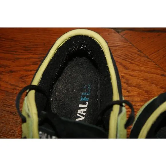 VTG Y2K Fallen Jamie Thomas RIVAL FLX Mens 9.5 Skate Shoes Black Neon Green Puff