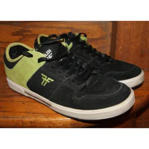 VTG Y2K Fallen Jamie Thomas RIVAL FLX Mens 9.5 Skate Shoes Black Neon Green Puff