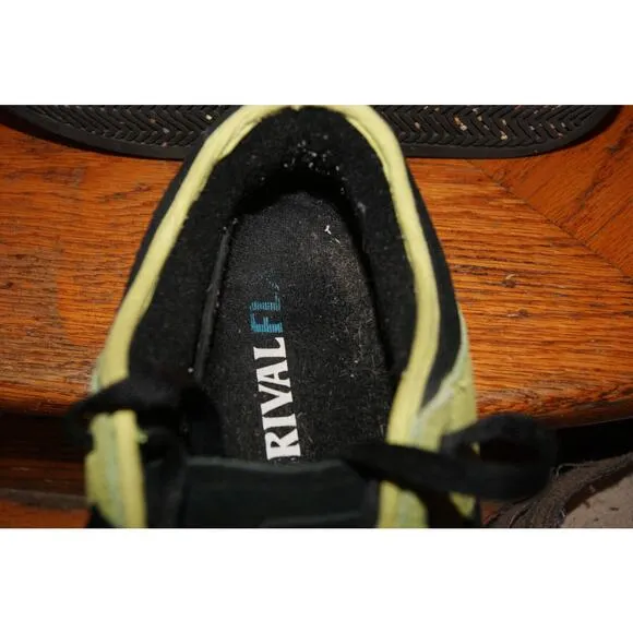 VTG Y2K Fallen Jamie Thomas RIVAL FLX Mens 9.5 Skate Shoes Black Neon Green Puff