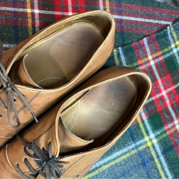 Warfield &amp; Grand Brown Leather Dvlen Oxford Dress Shoes 13