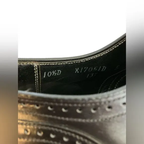 Whippet II Collection Wingtip Shoes Size 10.5