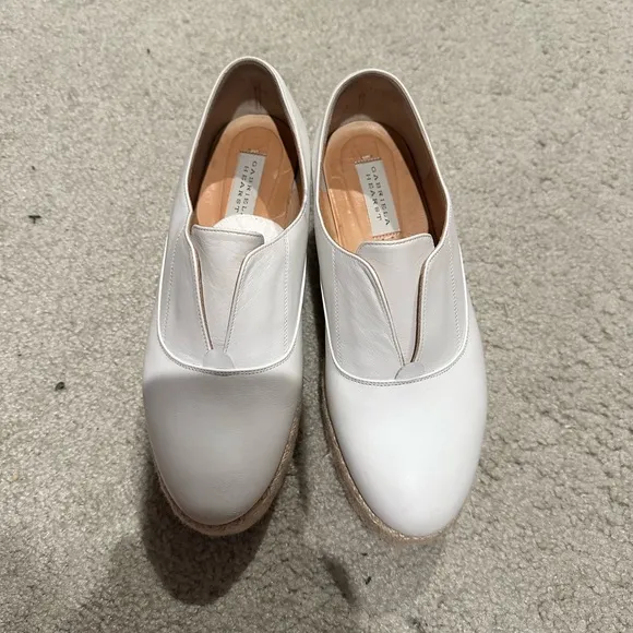 White platform shoes