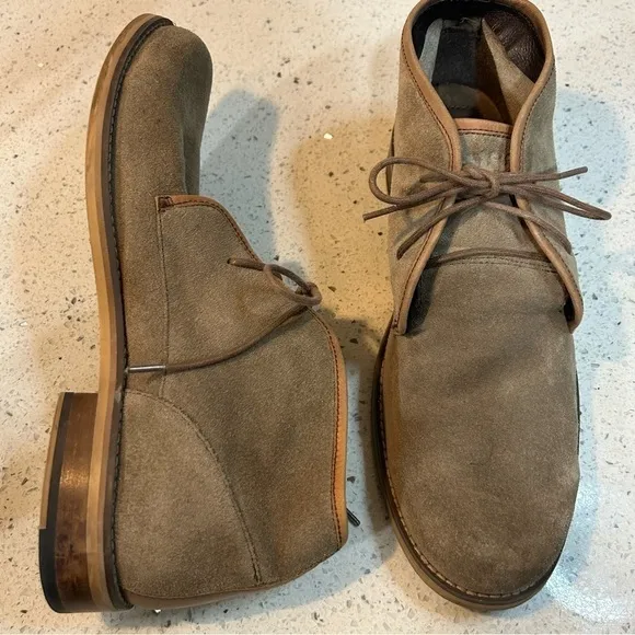 Wolverine 1883 Leather Suede Lace Up Chukka Boots Tan 10.5​​​