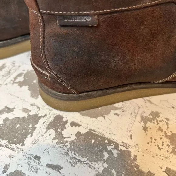 Wolverine leather shoes