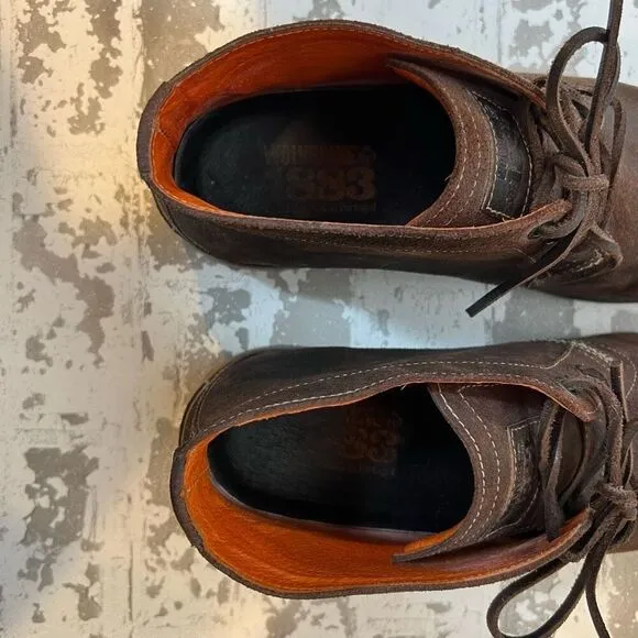 Wolverine leather shoes