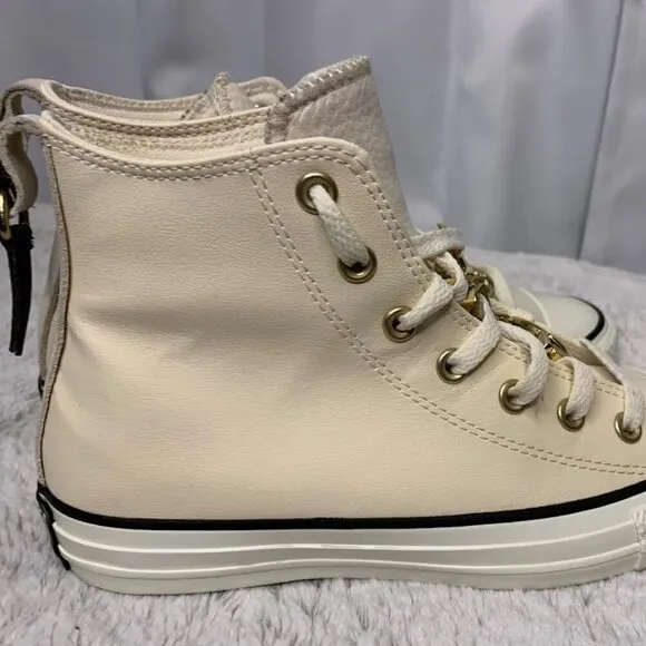 Women’s Converse Chuck Taylor All Star High – Natural Ivory, Size 8