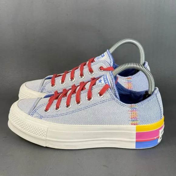 Women's Converse Chuck Taylor All Star Lift platform sneaker shoes size 8