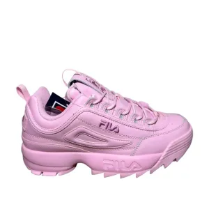 Womens Fila Disruptor 2 Premium Athletic Pirouette Pink Monochrome size 8.5
