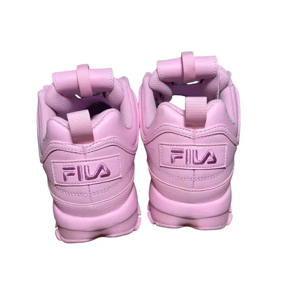 Womens Fila Disruptor 2 Premium Athletic Pirouette Pink Monochrome size 8.5