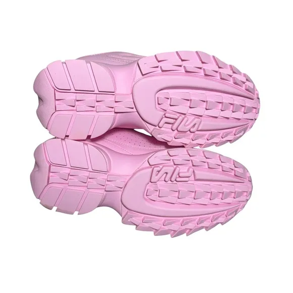 Womens Fila Disruptor 2 Premium Athletic Pirouette Pink Monochrome size 8.5