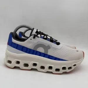 Women's On Cloud Cloudmonster Running Shoes Frost/Cobalt SZ US 9 Sneakers