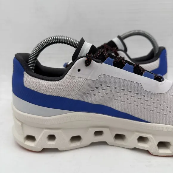 Women's On Cloud Cloudmonster Running Shoes Frost/Cobalt SZ US 9 Sneakers