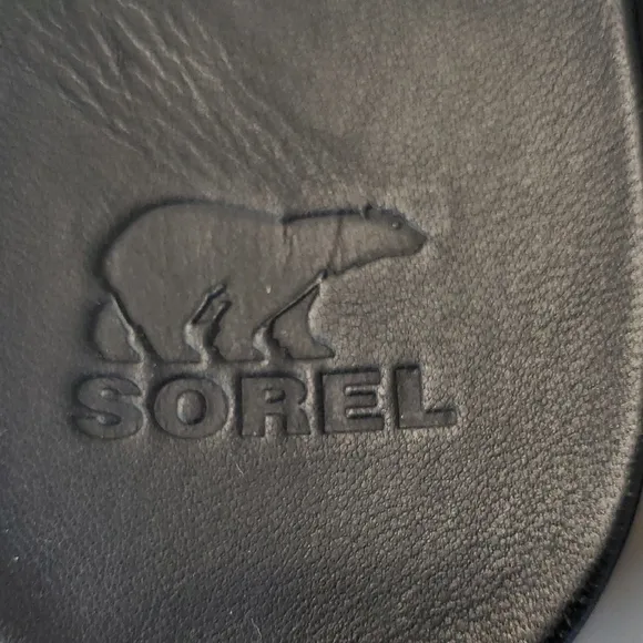 Women's Sorel Roaming Buckle  Black Leather Sandals