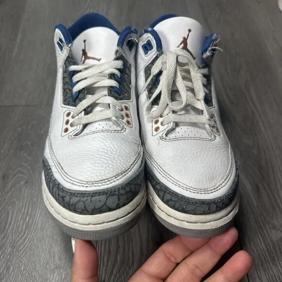 Youth Nike Air Jordan 3 Retro GS Washington Wizards Sneakers Shoes DM0967-148 5Y