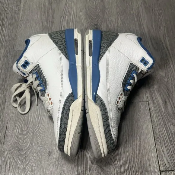 Youth Nike Air Jordan 3 Retro GS Washington Wizards Sneakers Shoes DM0967-148 5Y