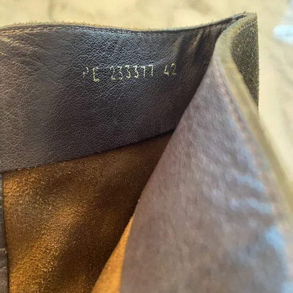 Yves Saint Laurent Brown Suede Boots