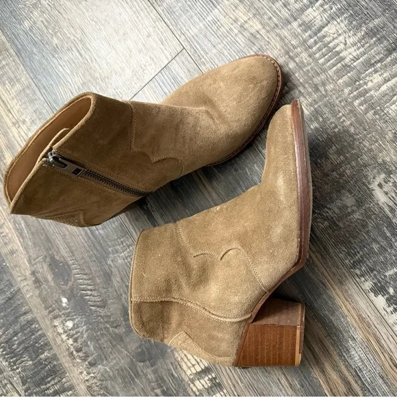 ZADIG &amp; VOLTAIRE Molly Suede Boots Taupe