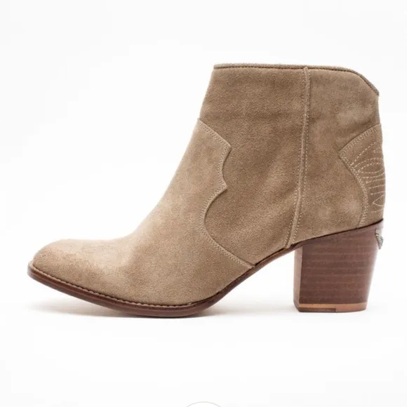 ZADIG &amp; VOLTAIRE Molly Suede Boots Taupe