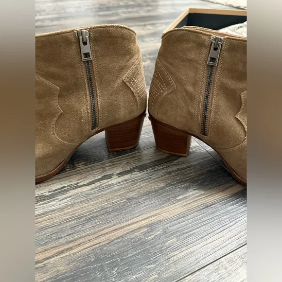 ZADIG &amp; VOLTAIRE Molly Suede Boots Taupe