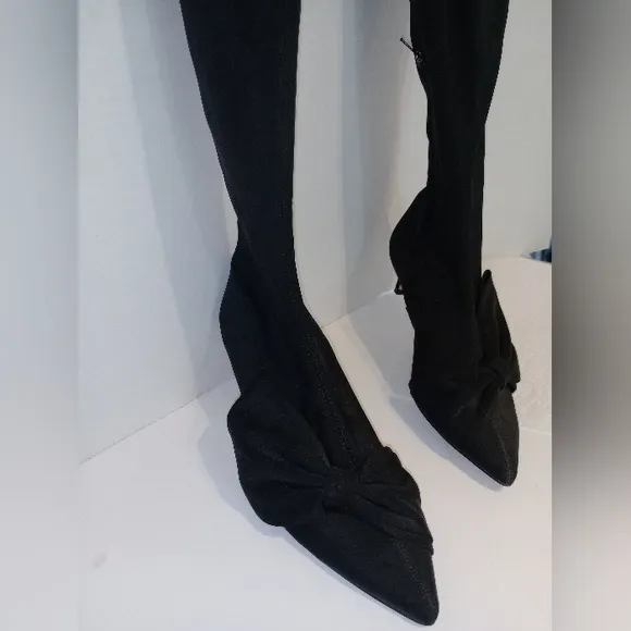 ZARA BASIC SOCK BOOTS OVER‎ THE KNEE SZ EU 40