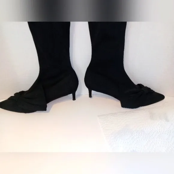 ZARA BASIC SOCK BOOTS OVER‎ THE KNEE SZ EU 40